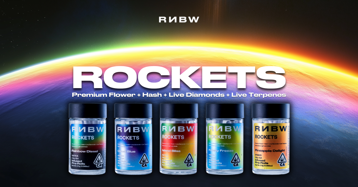 RNBW Rockets Are Back! Discover Premium Infused Pre-Rolls for Every Vibe